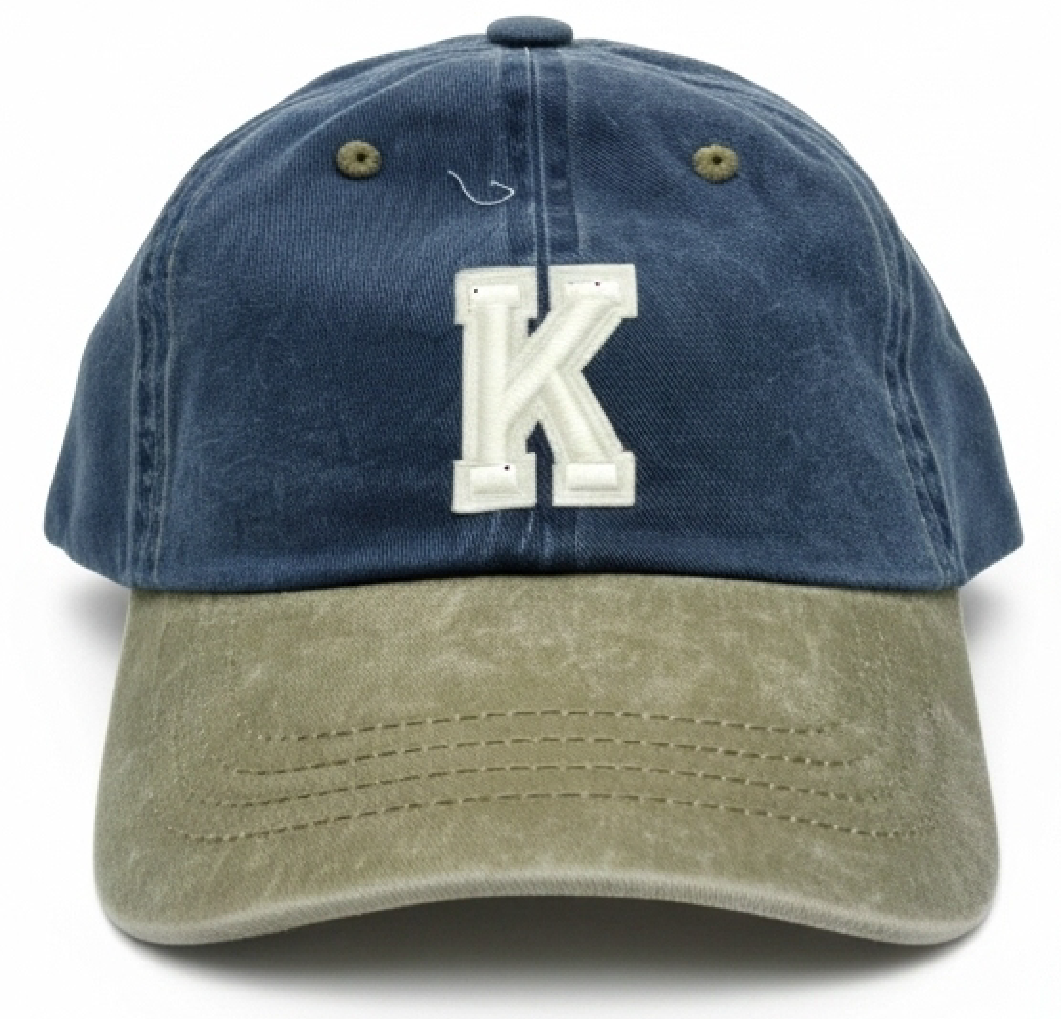 Gorra Parche Letra Blanco Deslavada