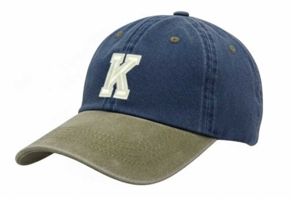 Gorra Parche Letra Blanco Deslavada